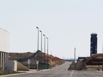 Vista del aeropuerto de Ciudad Real. 