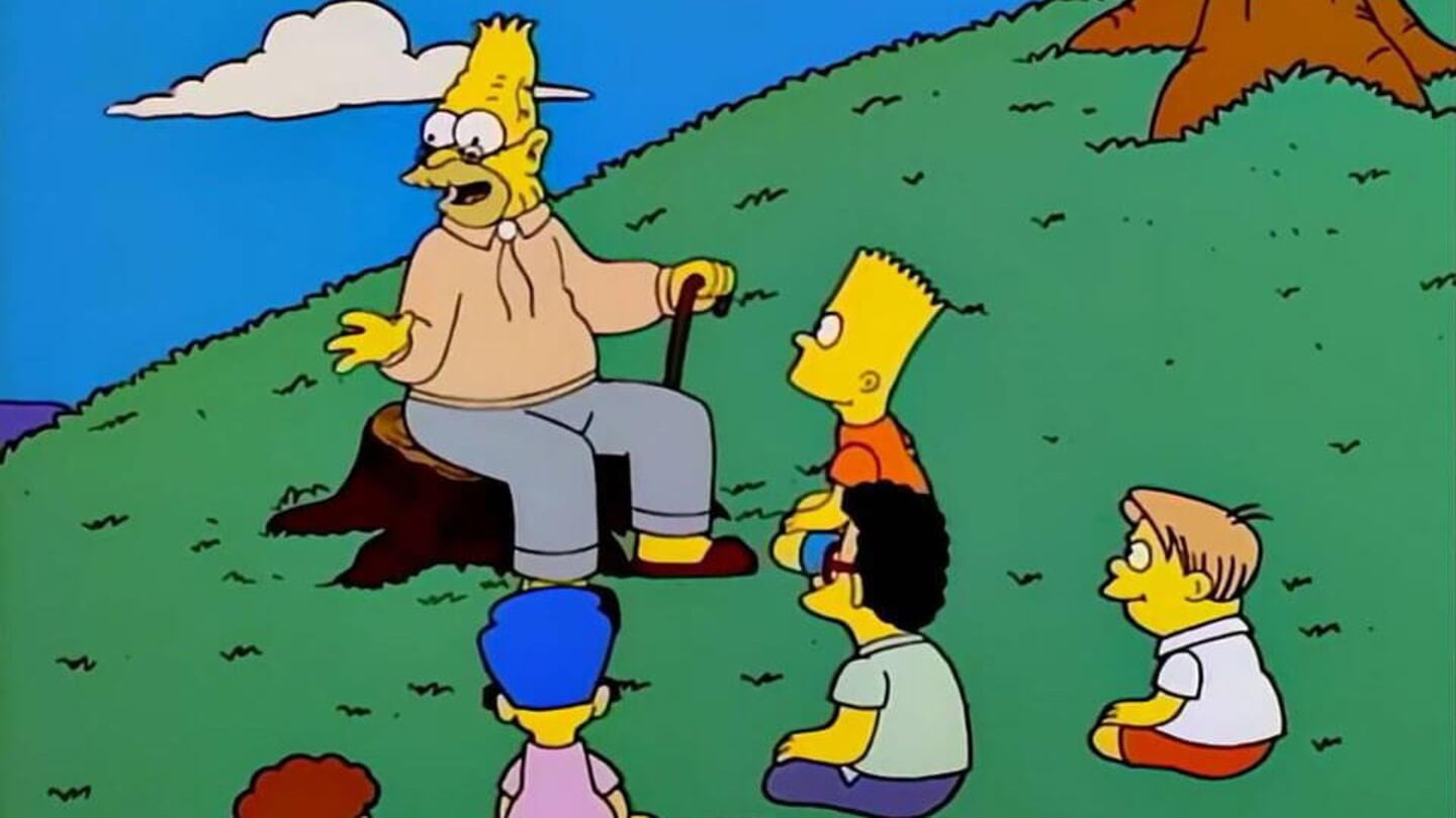 Escena de la serie 'Los Simpson'.