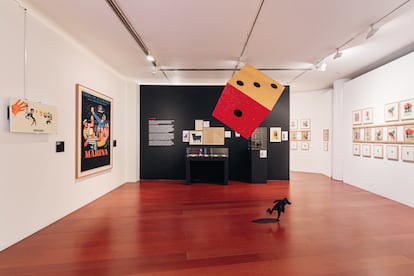 Vista de la exposición 'La huella de Manolo Prieto', en el Museo Provincial del Patrimonio de Málaga.