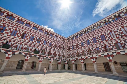 La plaza Alta de la ciudad de Badajoz.