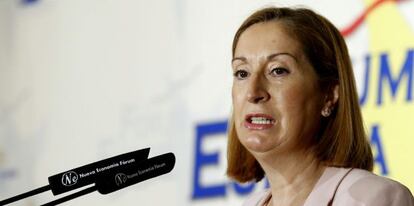 La ministra de Fomento, Ana Pastor. 