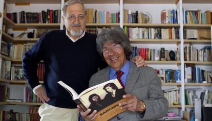 Pedro A. Quiñones, a la izquierda, y Rancapino, en Chiclana.