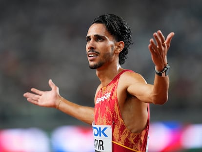 Mohamed Katir, tras los 5.000m de Budapest 23.