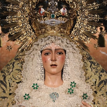 Virgen de la Esperanza Macarena regresa al culto.
REMITIDA / HANDOUT por ÁLVARO HERAS / HERMANDAD DE LA MACARENA
Fotografía remitida a medios de comunicación exclusivamente para ilustrar la noticia a la que hace referencia la imagen, y citando la procedencia de la imagen en la firma
21/06/2025