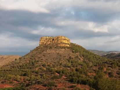 Vista de la Mola de Segart, en el parque natural de la Sierra Calderona, en Valencia.