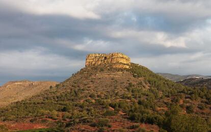 Vista de la Mola de Segart, en el parque natural de la Sierra Calderona, en Valencia.