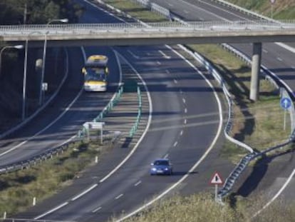 La Autopista del Atlántico, a su paso por Santiago