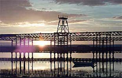 Muelle de Mineral de la Compañía Riotinto, en Huelva.