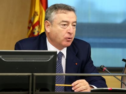 José Antonio Sánchez, durante una comisión parlamentaria en 2015.
