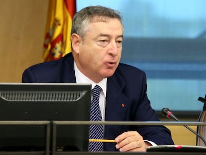 José Antonio Sánchez, durante una comisión parlamentaria en 2015.