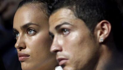 Irina Shayk y Cristiano Ronaldo.