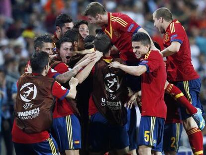La selección española busca el título Europeo sub 21 frente a Italia