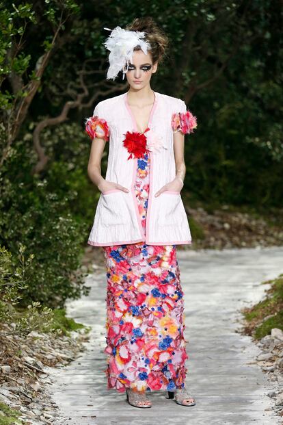 desfile chanel alta costura primavera verano 2013