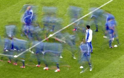 Entrenamiento de la selecci&oacute;n griega.