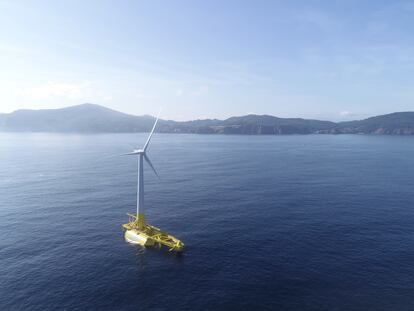 Turbina flotante de Saitec.