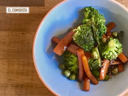 Menú para hoy: verduras salteadas en cinco minutos