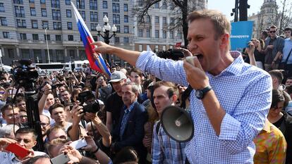 Alexéi Navalni, en una imagen de archivo de 2018,