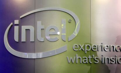 El logo de Intel en una feria en Taipei (Taiwan), la semana pasada.