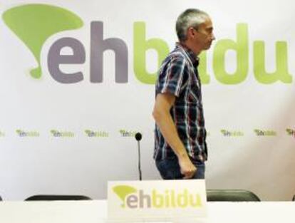 El dirigente de la coalición Euskal Herria Bildu Joseba Permach. EFE/Archivo