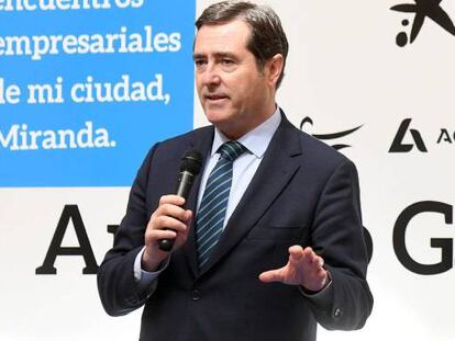 Presidente de la  Confederación Española de Organizaciones Empresariales (CEOE), Antonio Garamendi.