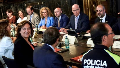 Reunión de la junta de seguridad de Barcelona.