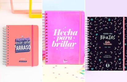 Agendas de Mr. Wonderful, La Vecina Rubia o Bebi Fernández para la vuelta al cole.