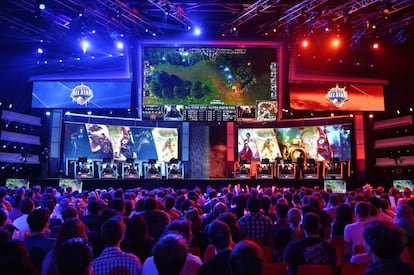 Intel Extreme Masters de Katowice, uno de los últimos eventos multitudinarios de e-Sports celebrado en Spodek Arena (Polonia).