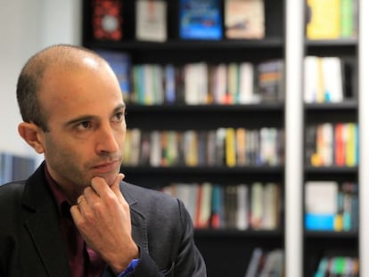 Yuval Noah Harari, el pasado jueves en Madrid