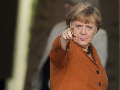 La canciller, Angela Merkel, en Berlín.