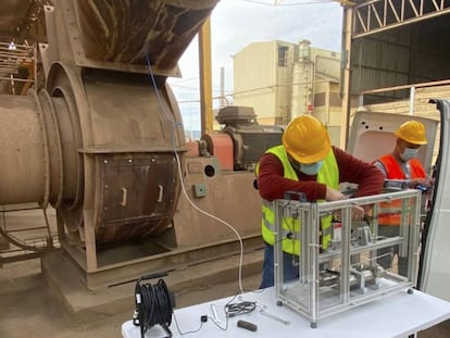 Prueba de captura de CO2 y NOx con la tecnología de EWL en una fábrica de cerámicas en Portugal.