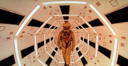 Fotograma de <i>2001, una odisea del espacio,</i> que abre la serie dedicada a los grandes filmes del cine de ciencia-ficción.