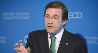El primer ministro portugués, Pedro Passos Coelho