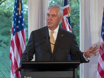 Rex Tillerson, el pasado 6 de junio en Nueva Zelanda.