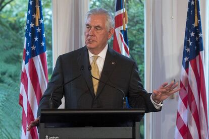 Rex Tillerson, el pasado 6 de junio en Nueva Zelanda.