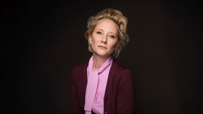 Anne Heche promociona la película 'Mi última palabra', el 23 de enero de 2017. 