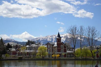 El lago de Puigcerdà, en La Cerdanya.