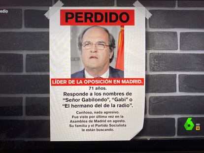 Espacio dedicado a Gabilondo en El Intermedio (La Sexta)