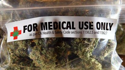 Marihuana para uso médico en un dispensario de Berkeley.