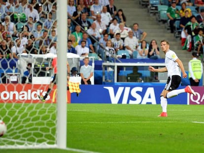 Goretzka marca el segundo gol de Alemania.