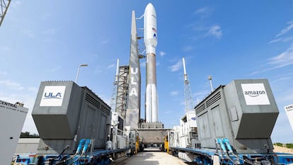 Cohete de lanzamiento de los satélites Kuiper