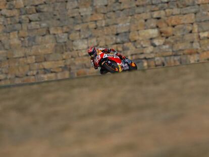 M&aacute;rquez, en el circuito de Alca&ntilde;iz.