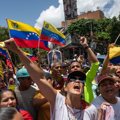 La lider de la oposición, María Corina Machado, convoco a sus seguidores a un día más de protestas en la ciudad de Caracas.