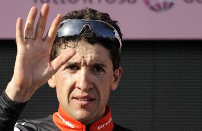 El ciclista español Carlos Sastre.