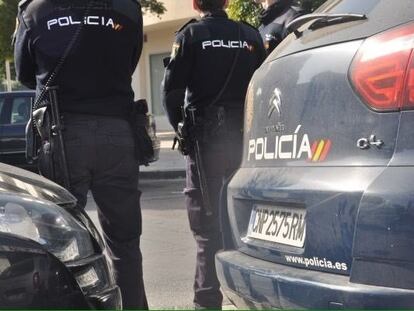 Agentes de la Policía Nacional en una foto de archivo.