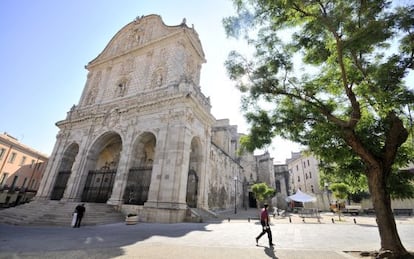 La catedral de San Nicolás, en Sassari (Cerdeña).