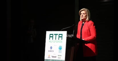 28/05/2018 La ministra de Empleo y Seguridad Social, Fátima Báñez, interviene en el III Foro Emprendedores y Autónomos de ATA  EUROPA ESPAÑA ECONOMIA EMPRESAS