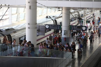 La estación de Atocha de Madrid