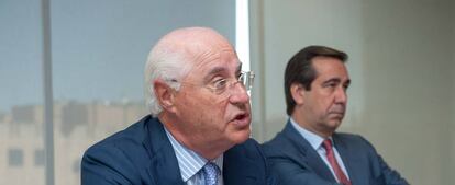 Rafael Miranda, presidente de Acerinox y Bernardo Velázquez, consejero delegado