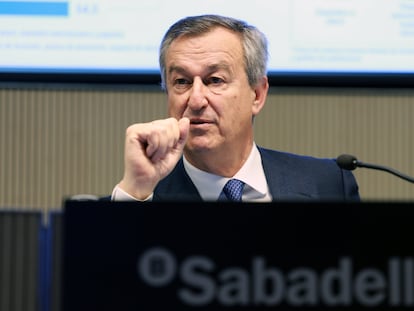 César González-Bueno, consejero delegado de Banco Sabadell.