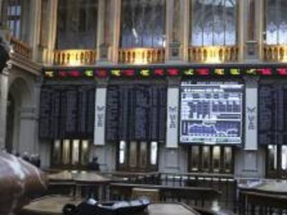 Vista general de la Bolsa de Madrid, esta semana.